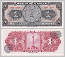Mexique / MEXICO 1 Peso 1969 P59K Splendide.