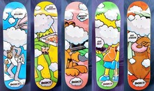 (2019) ~ DGK / Clouded Series /  Five (5) Skateboard Deck Set!
