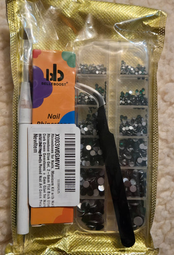 New manicure set - manicure, dark
