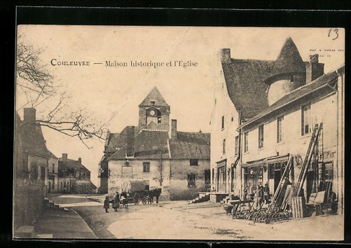 Cpa couleuvre maison - couleuvre,,