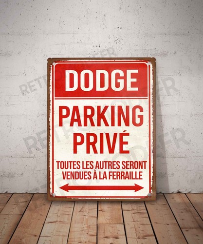Plaque métal vintage dodge - plaque,