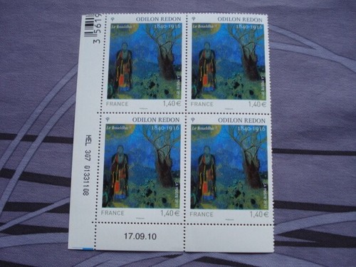 Coin daté bloc timbres - coin, 4