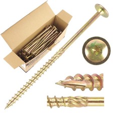 100 x vis à tête plate vis de construction TORX pour bois ∅6 8 vis à bois