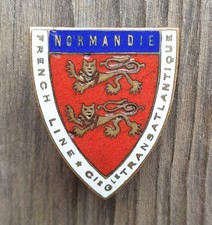 INSIGNE PAQUEBOT NORMANDIE