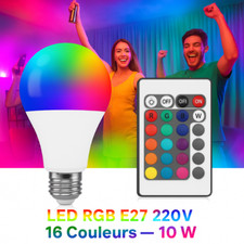 Ampoule LED RGB E27 220V 16