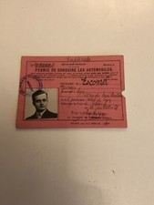 Ancien  Permis de conduire les