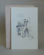 [CURIOSA] Paul-Emile BECAT : dessin aquarellé original signé et double suite 