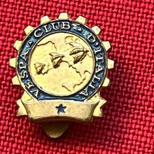 Vespa club Italia 1 star Lorioli Piaggio slot pins