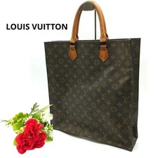 Louis Vuitton Monogram Sac Plat Handbag Tote Bag