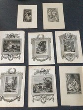 8 ANCIENNES GRAVURES