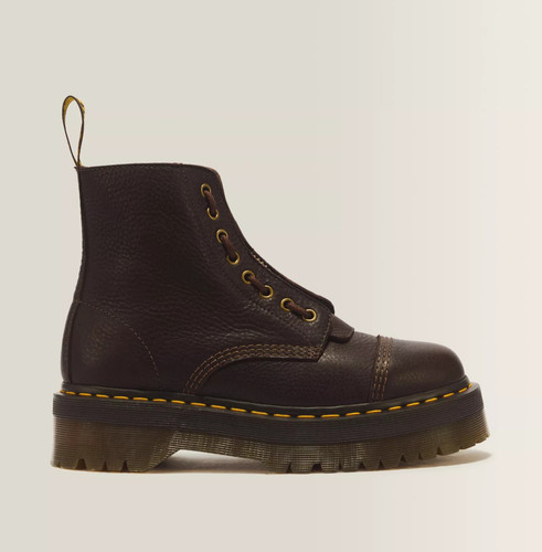 Bottines plateforme cuir - À,