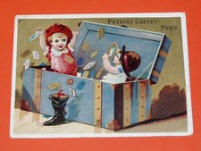 CHROME 1880-1900 SOUPS BEDSIDE PARIS CHILDREN TOY CHEST