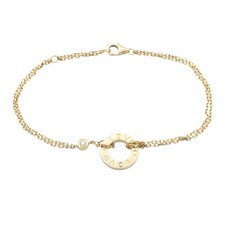 Bracelet CARTIER Love Circle 1P Diamond 18KYG Or Jaune Femme d'occasion