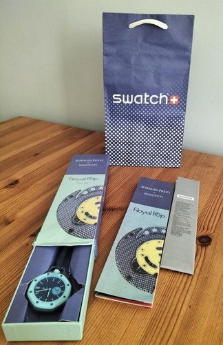 Swatch royal pop montre quartz - royal,
