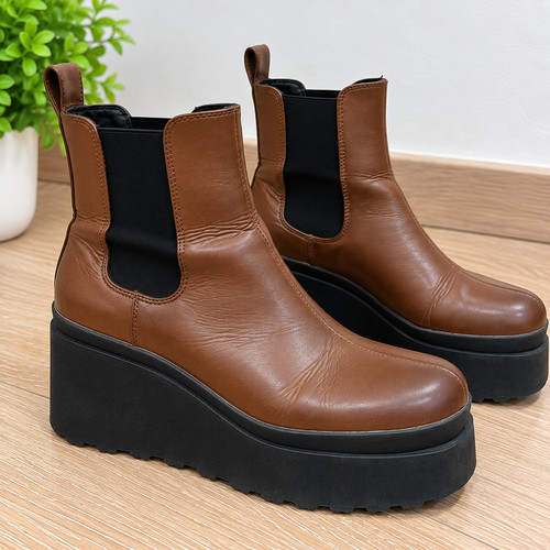 Bottines chelsea femme marron - bottines,