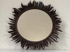 Miroir Soleil Chardon Métal