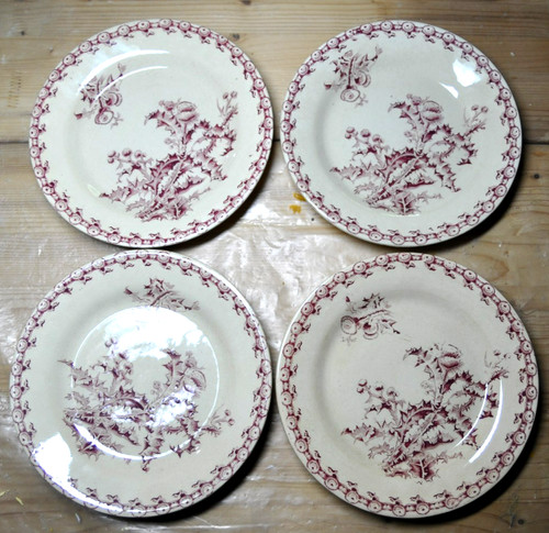 Assiettes plates gien - 4,