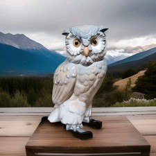 Vintage NAO Lladro Porcelain Owl Figure Made in Spain