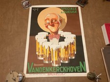 Brasserie Vandenkerckhoven Beer Poster - 1928