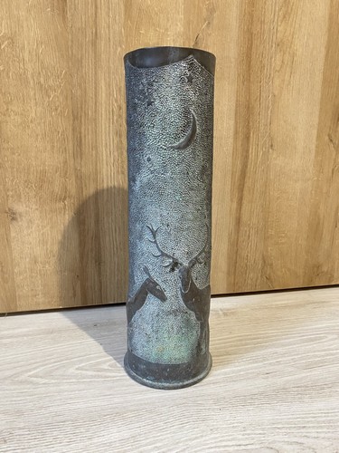 Vase obus cuivre 1913 - obus, art