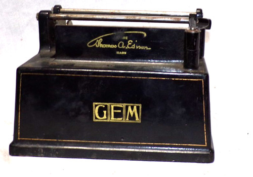 Edison gem model tournage de - edison,