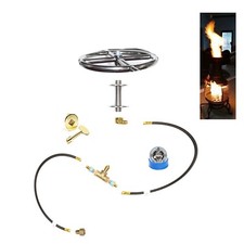 FR6K DIY Pre-plumbed Gaz Foyer Kit & 6 " à Vie Garanti 316 Brûleur