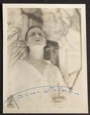 Actor & Director, lover of Marcel L'herbier, JAQUE-CATELAIN, signed photo