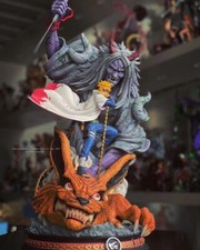 🥷 Figurine Naruto Shippuden Minato Namikaze Kyubi 28cm PVC Statue Collection