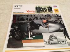 Carte moto Norton 350 Kneeler record 1953 collection Atlas motorbike UK