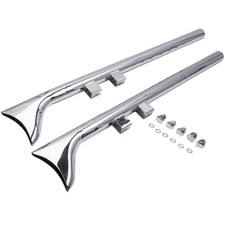 Chrome 36" Fishtail Slip-Ons