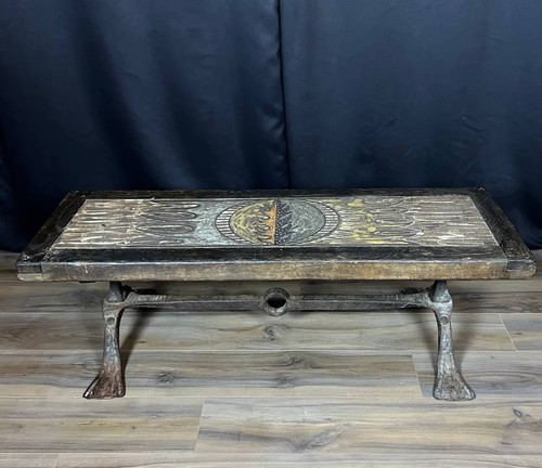 Table basse signée - , g