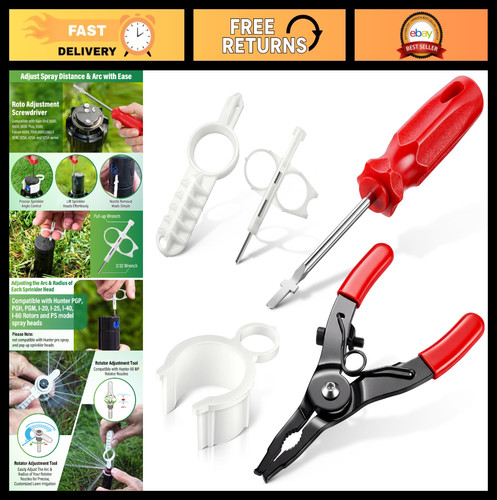 Piece sprinkler head tool - 5-piece,
