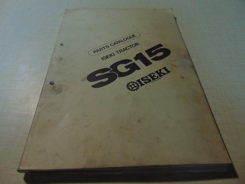 Iseki tracteur sg15 parts - ,
