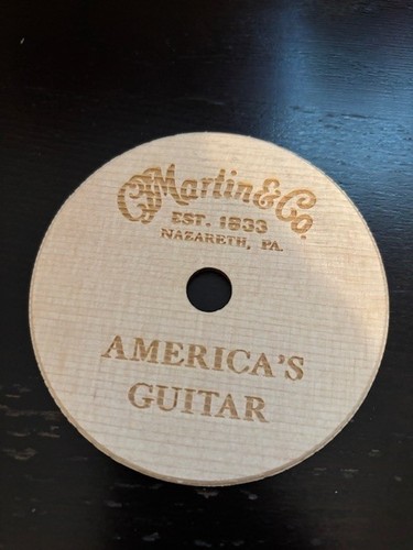 Martin guitars sound hole - hole, wood