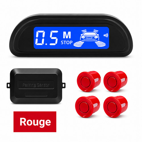 Radar recul rouge kit - de,