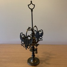 Beautiful Florentine brass oil lamp 50 cm