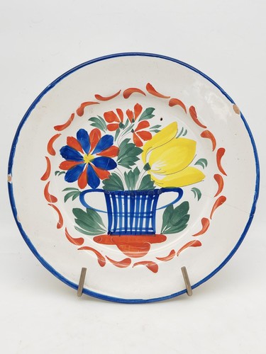 Ancienne assiette faïence - assiette, en