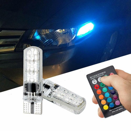 Ampoules led t10 w5w rgb - t10,