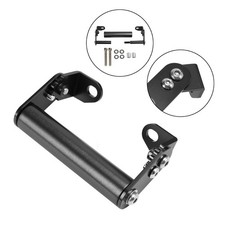 Support D'Extension Gps Support Téléphone 22Mm Cnc Universel Noir Pour Moto