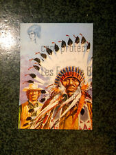 COMANCHE GUERRIERS DU DESESPOIR  HERMANN GREG BD  carte postale postcard 