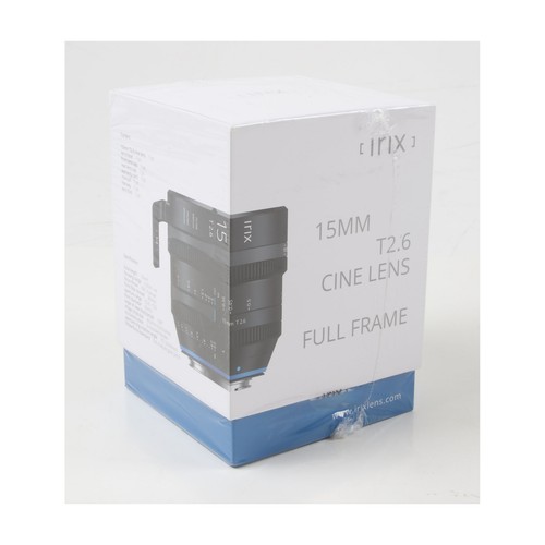 Irix cine pour sony - 2,6/15,