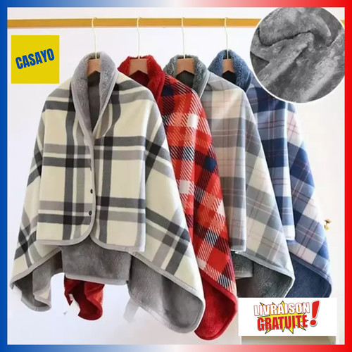 Poncho femme couverture douce - femme,