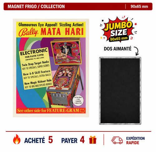 Magnet frigo mata hari - magnet,