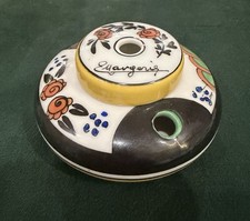 ANCIEN ENCRIER PORCELAINE DE