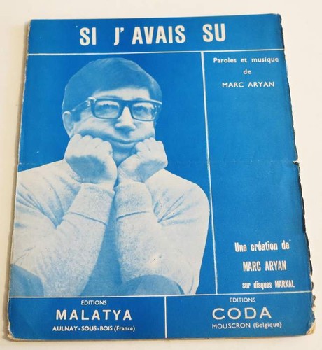 Partition vintage sheet music