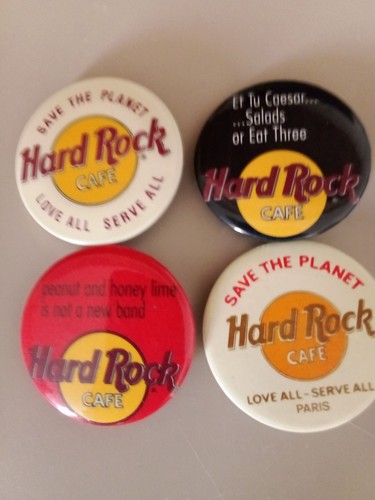 Badges hard rock café lot - badges, de