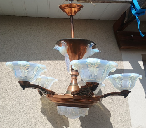 Lustre ezan france art déco - france,