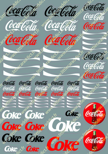 Décalcomanies coca au - décalcomanies,