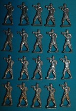 20 OLD SMALL GERMAN LEAD SOLDIERS WW1 BUGLE PARADE PARADE. 45mm