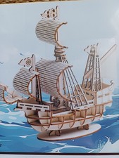 Puzzle 3D en bois Bateaux